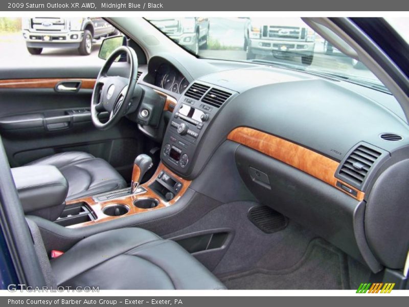Midnight Blue / Black 2009 Saturn Outlook XR AWD