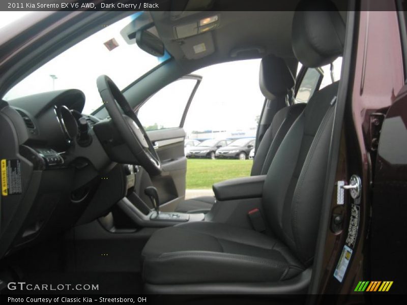 Dark Cherry / Black 2011 Kia Sorento EX V6 AWD