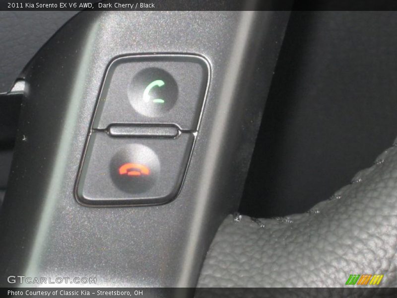 Dark Cherry / Black 2011 Kia Sorento EX V6 AWD