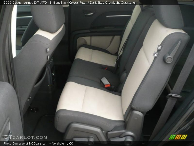 Brilliant Black Crystal Pearl / Dark Slate Gray/Light Graystone 2009 Dodge Journey SXT AWD