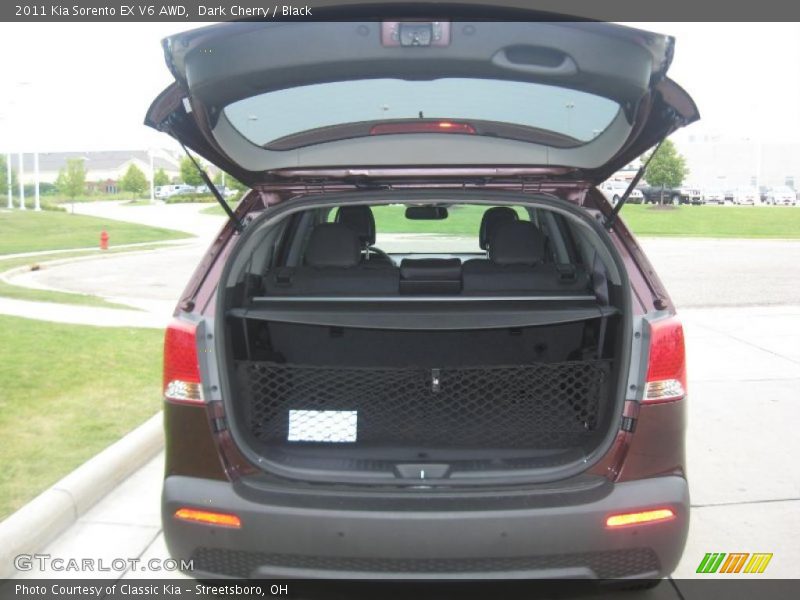 Dark Cherry / Black 2011 Kia Sorento EX V6 AWD