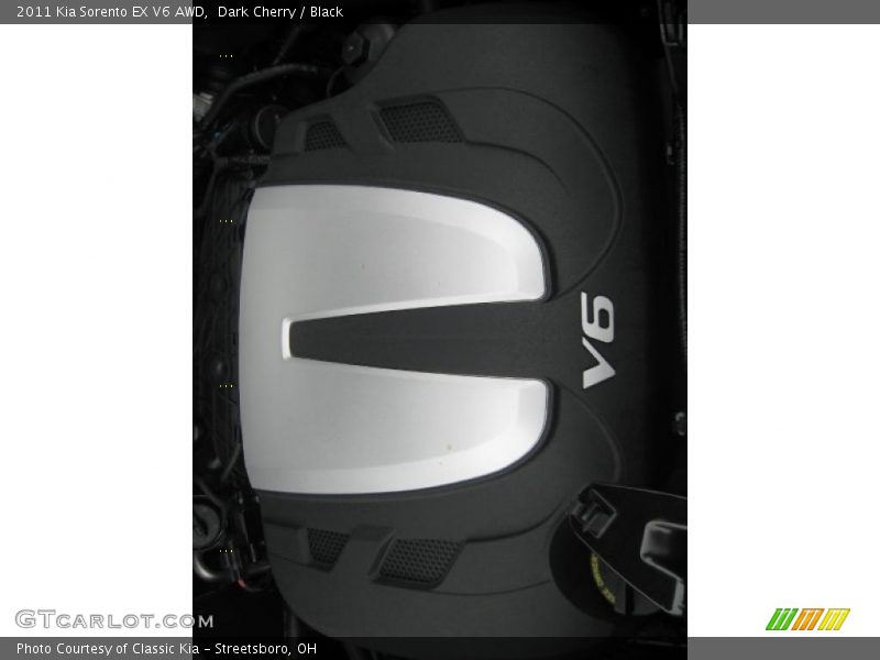 Dark Cherry / Black 2011 Kia Sorento EX V6 AWD