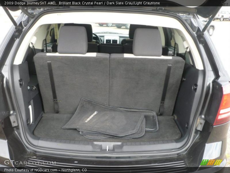 Brilliant Black Crystal Pearl / Dark Slate Gray/Light Graystone 2009 Dodge Journey SXT AWD