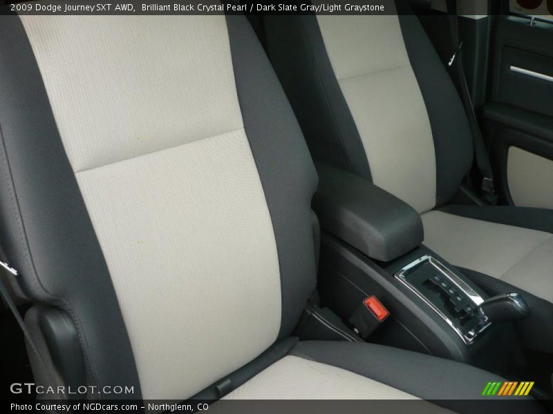 Brilliant Black Crystal Pearl / Dark Slate Gray/Light Graystone 2009 Dodge Journey SXT AWD