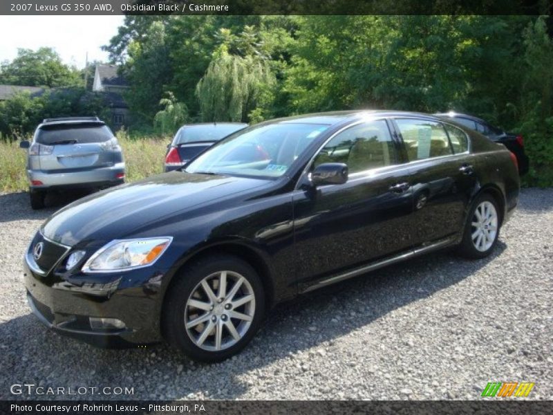 Obsidian Black / Cashmere 2007 Lexus GS 350 AWD
