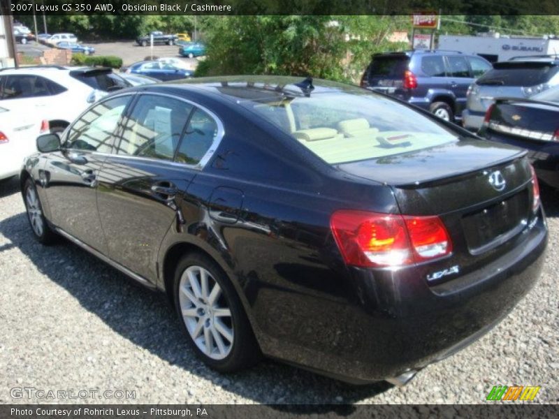 Obsidian Black / Cashmere 2007 Lexus GS 350 AWD