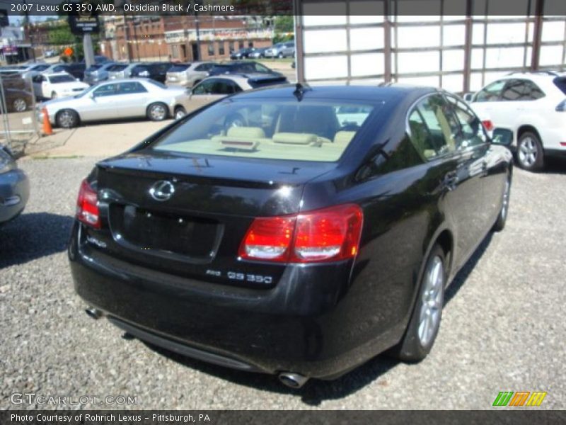 Obsidian Black / Cashmere 2007 Lexus GS 350 AWD