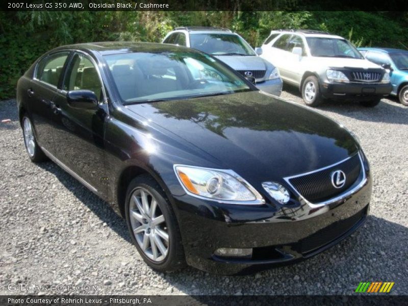 Obsidian Black / Cashmere 2007 Lexus GS 350 AWD