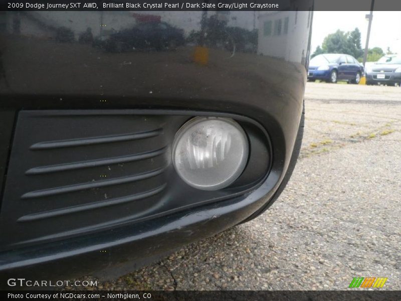 Brilliant Black Crystal Pearl / Dark Slate Gray/Light Graystone 2009 Dodge Journey SXT AWD