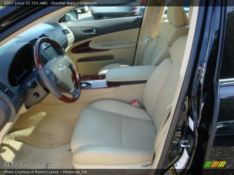 Obsidian Black / Cashmere 2007 Lexus GS 350 AWD
