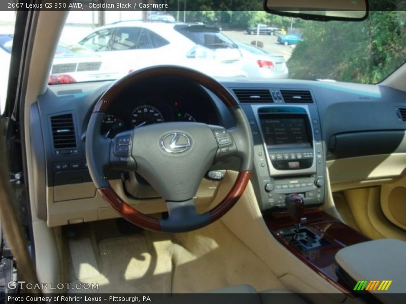 Obsidian Black / Cashmere 2007 Lexus GS 350 AWD