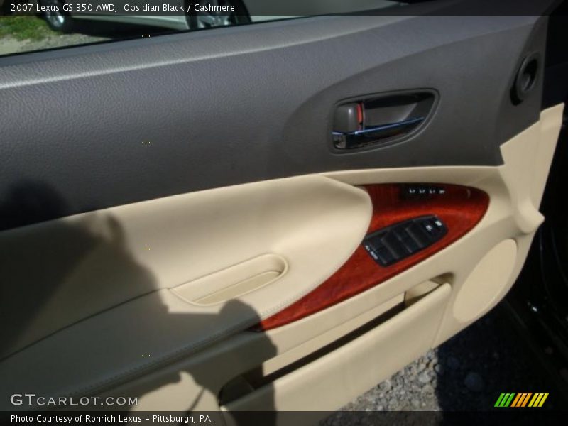 Obsidian Black / Cashmere 2007 Lexus GS 350 AWD