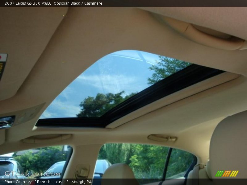 Obsidian Black / Cashmere 2007 Lexus GS 350 AWD
