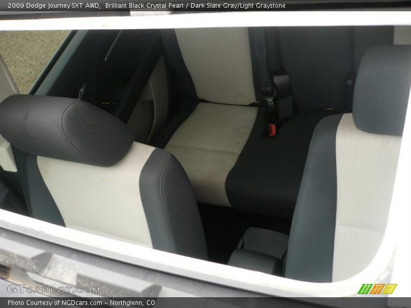 Brilliant Black Crystal Pearl / Dark Slate Gray/Light Graystone 2009 Dodge Journey SXT AWD