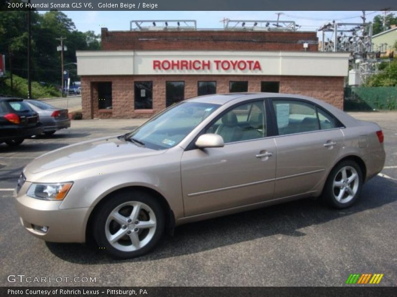 Golden Beige / Beige 2006 Hyundai Sonata GLS V6