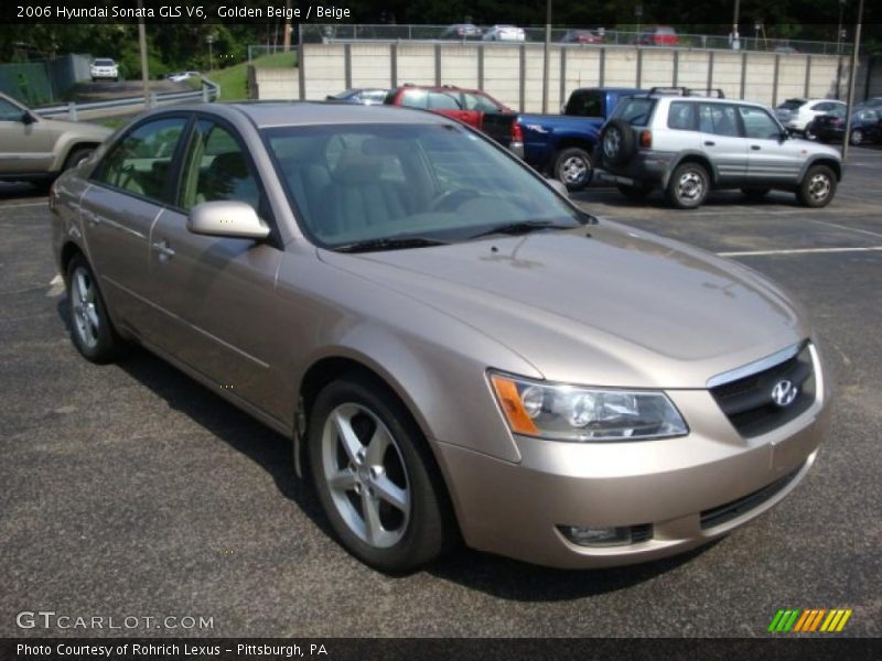 Golden Beige / Beige 2006 Hyundai Sonata GLS V6