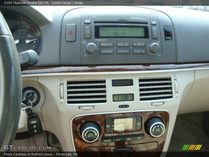 Golden Beige / Beige 2006 Hyundai Sonata GLS V6
