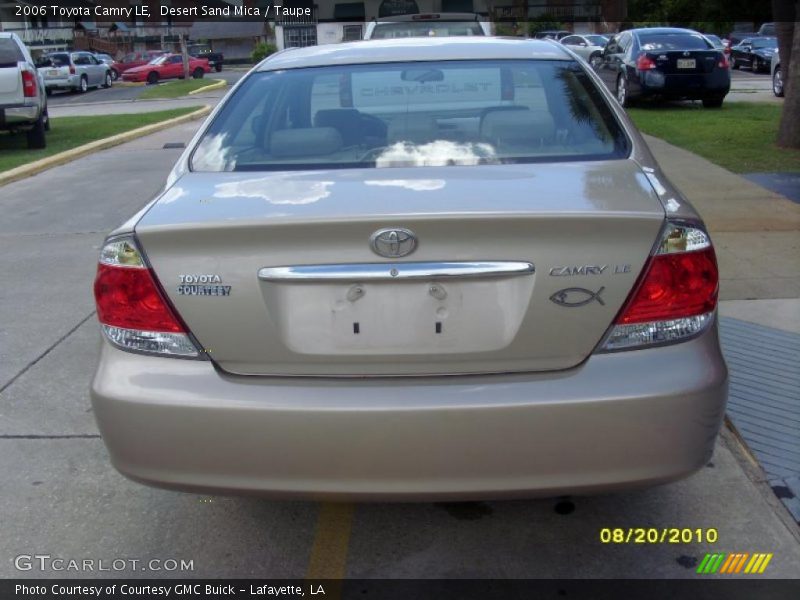 Desert Sand Mica / Taupe 2006 Toyota Camry LE