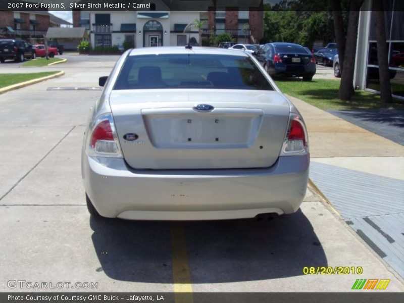 Silver Birch Metallic / Camel 2007 Ford Fusion S