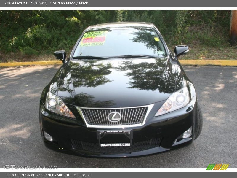 Obsidian Black / Black 2009 Lexus IS 250 AWD