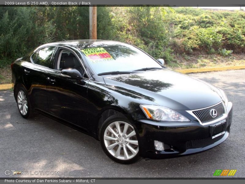 Obsidian Black / Black 2009 Lexus IS 250 AWD