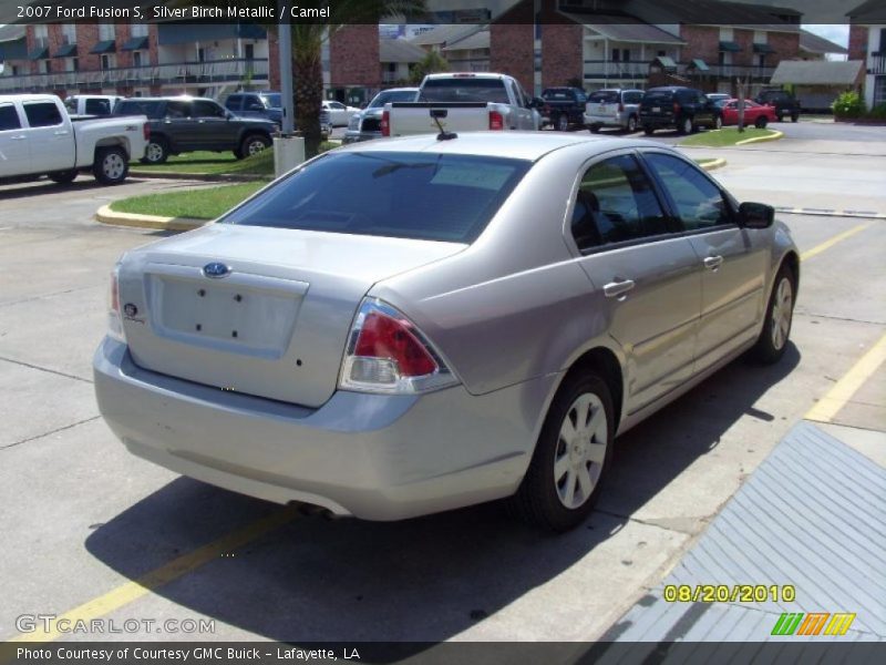 Silver Birch Metallic / Camel 2007 Ford Fusion S