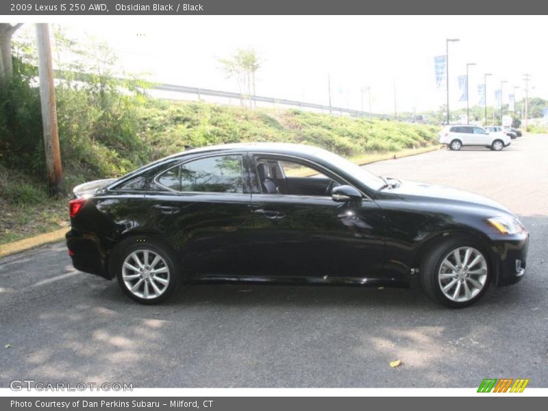 Obsidian Black / Black 2009 Lexus IS 250 AWD