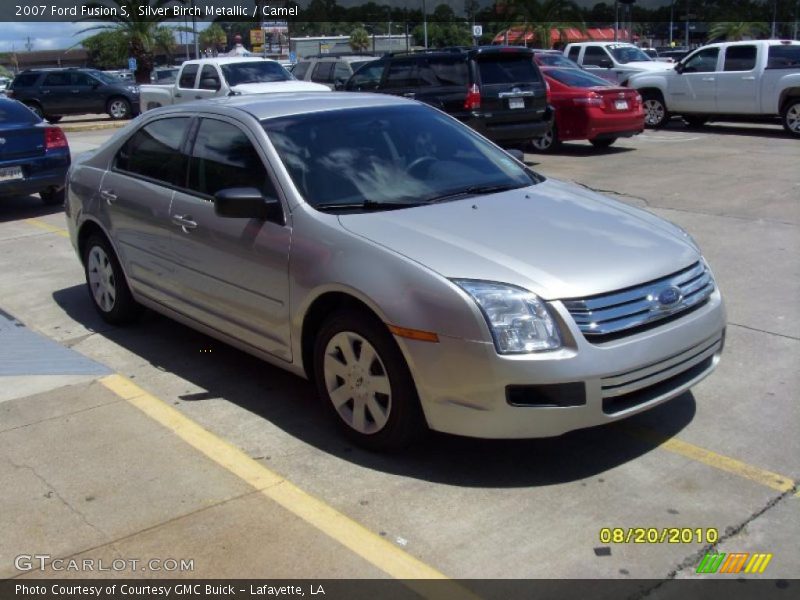 Silver Birch Metallic / Camel 2007 Ford Fusion S