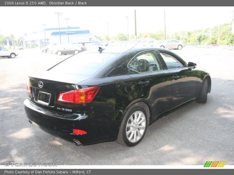 Obsidian Black / Black 2009 Lexus IS 250 AWD