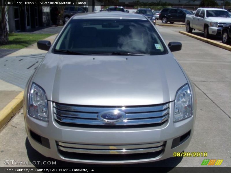 Silver Birch Metallic / Camel 2007 Ford Fusion S