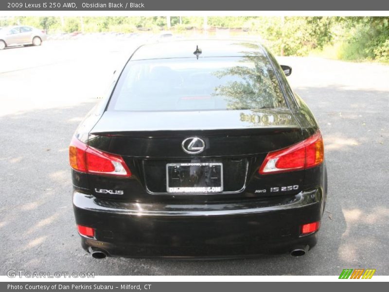 Obsidian Black / Black 2009 Lexus IS 250 AWD