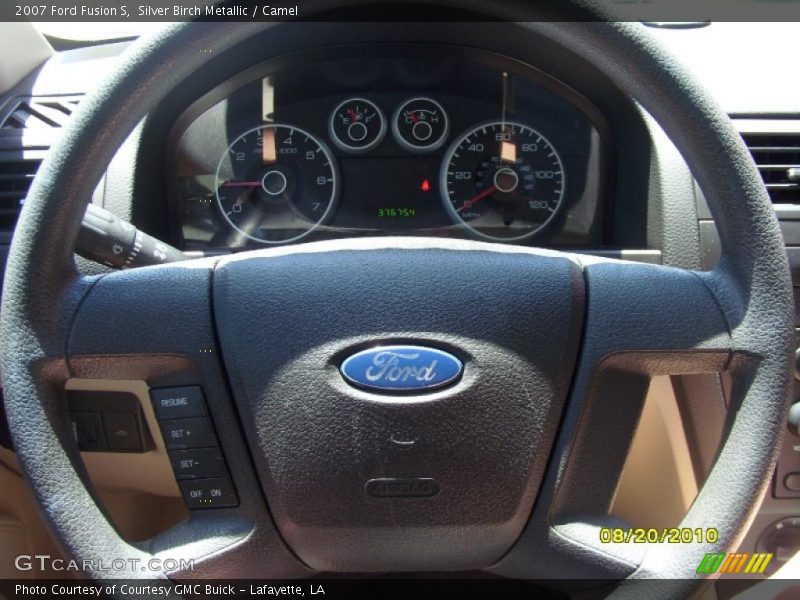 Silver Birch Metallic / Camel 2007 Ford Fusion S
