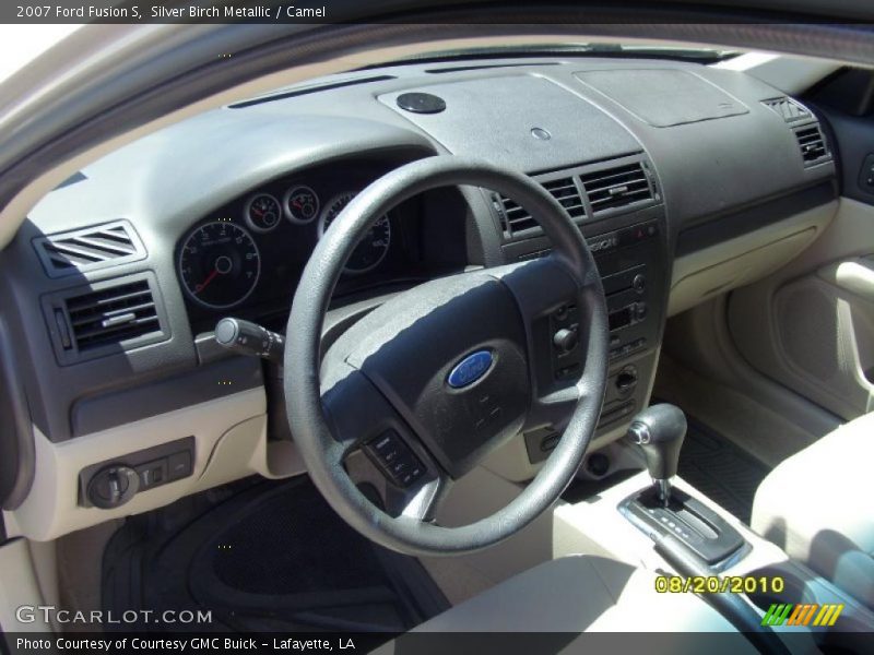 Silver Birch Metallic / Camel 2007 Ford Fusion S