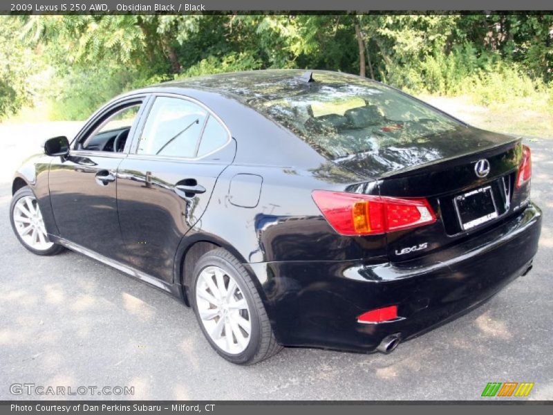 Obsidian Black / Black 2009 Lexus IS 250 AWD