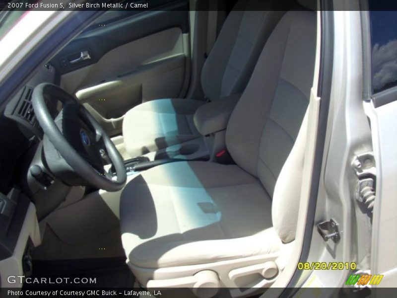 Silver Birch Metallic / Camel 2007 Ford Fusion S