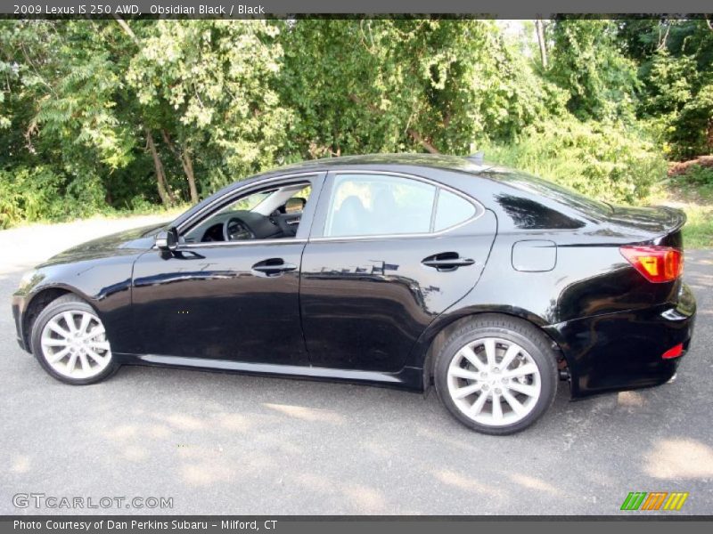 Obsidian Black / Black 2009 Lexus IS 250 AWD