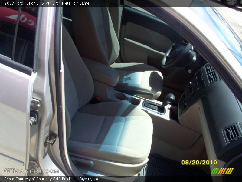 Silver Birch Metallic / Camel 2007 Ford Fusion S