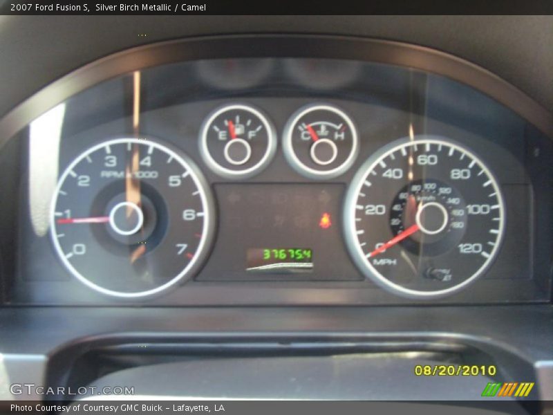 Silver Birch Metallic / Camel 2007 Ford Fusion S