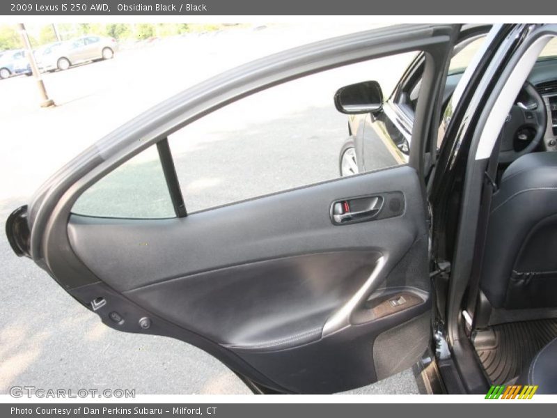 Obsidian Black / Black 2009 Lexus IS 250 AWD