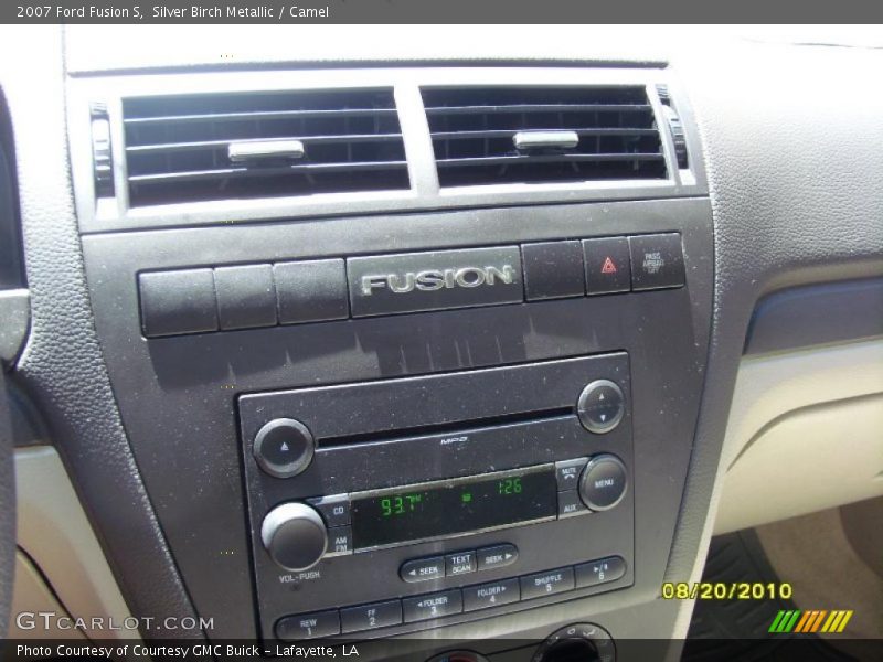 Silver Birch Metallic / Camel 2007 Ford Fusion S