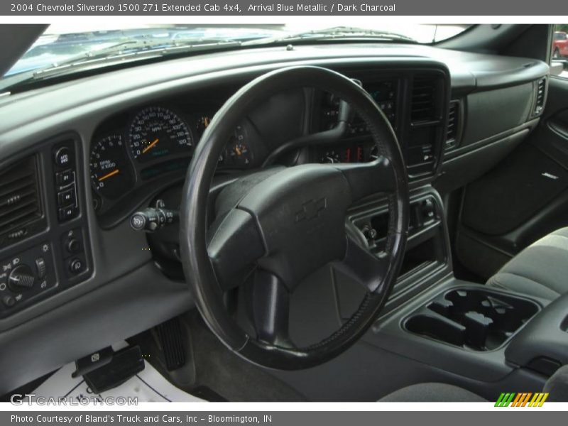 Arrival Blue Metallic / Dark Charcoal 2004 Chevrolet Silverado 1500 Z71 Extended Cab 4x4