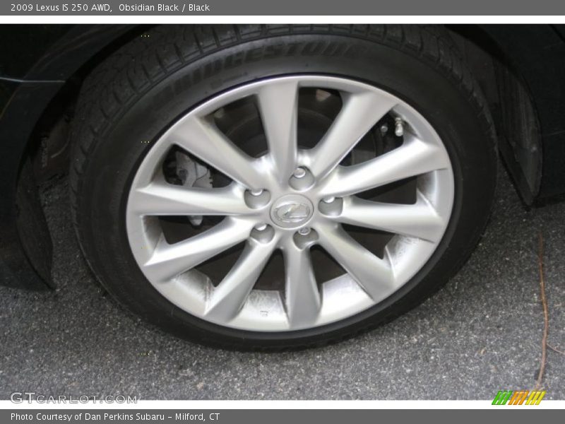 Obsidian Black / Black 2009 Lexus IS 250 AWD