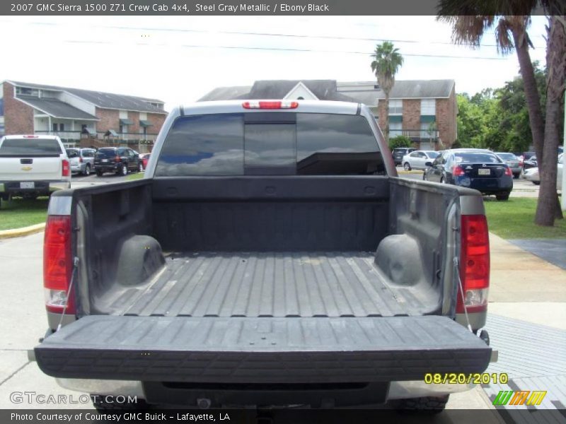 Steel Gray Metallic / Ebony Black 2007 GMC Sierra 1500 Z71 Crew Cab 4x4