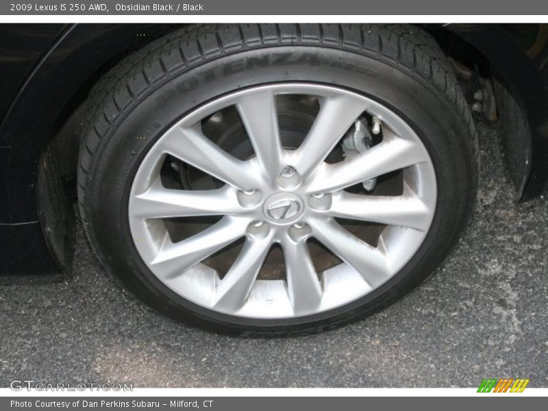 Obsidian Black / Black 2009 Lexus IS 250 AWD