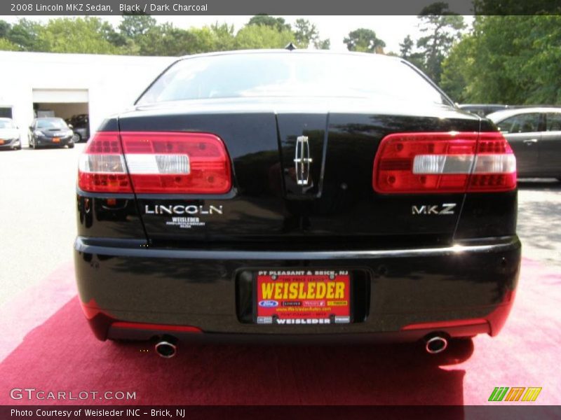 Black / Dark Charcoal 2008 Lincoln MKZ Sedan