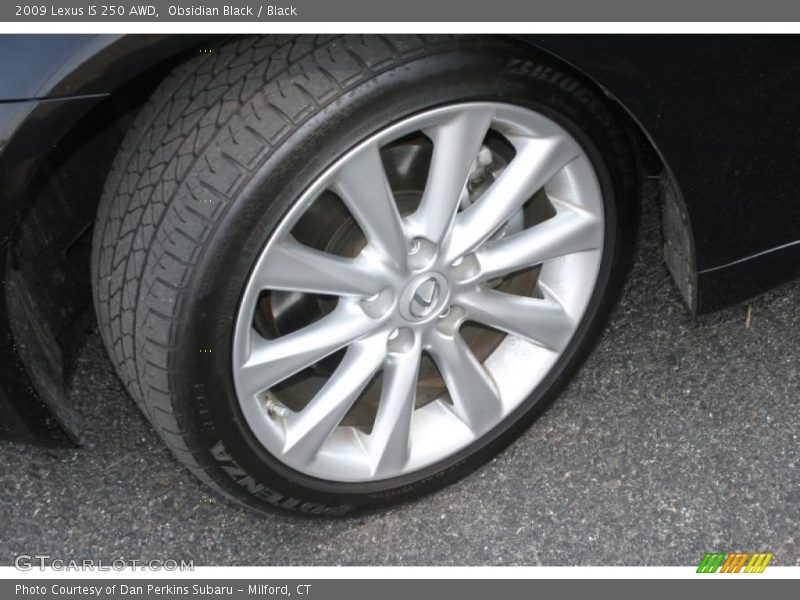 Obsidian Black / Black 2009 Lexus IS 250 AWD