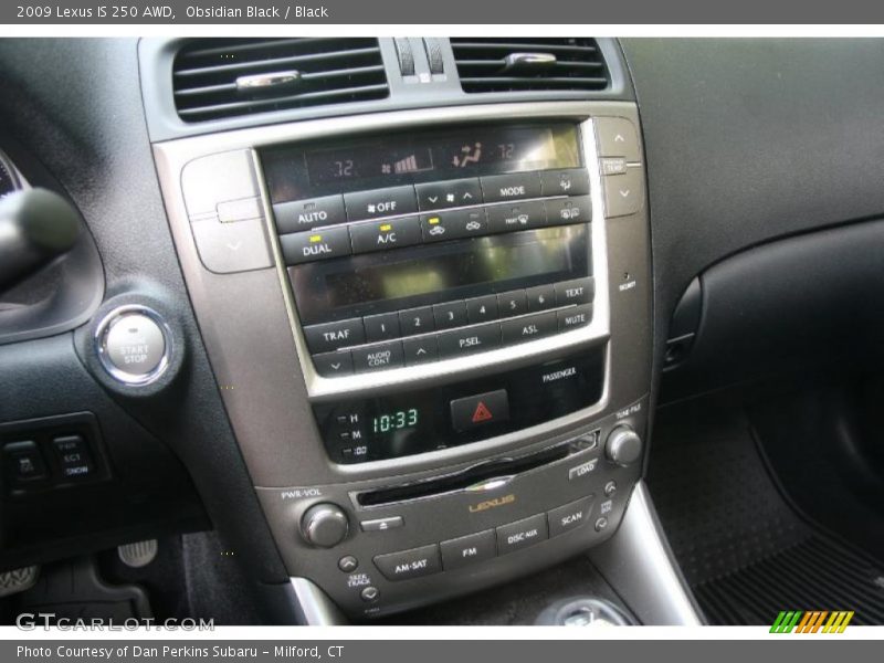 Obsidian Black / Black 2009 Lexus IS 250 AWD