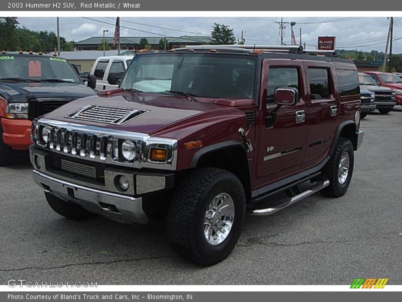 Red Metallic / Wheat 2003 Hummer H2 SUV