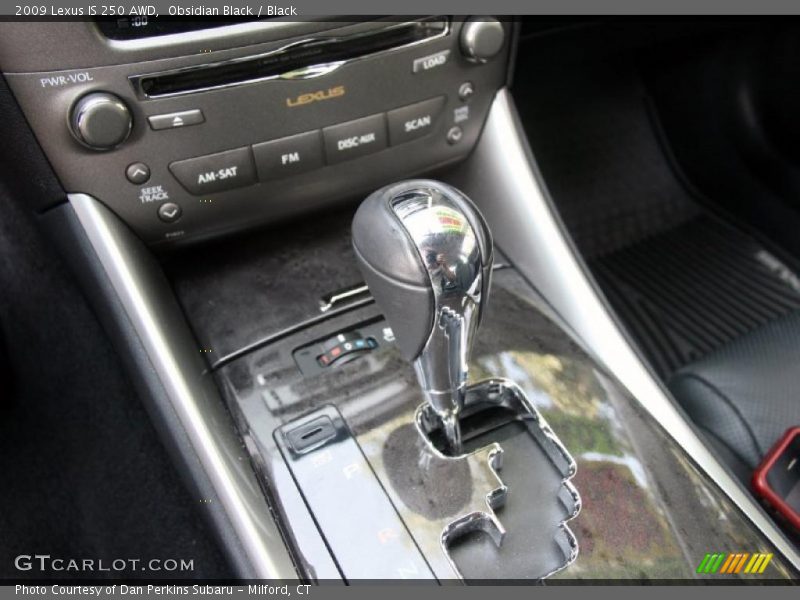 Obsidian Black / Black 2009 Lexus IS 250 AWD