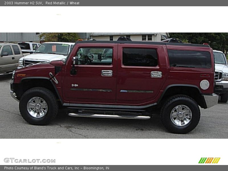 Red Metallic / Wheat 2003 Hummer H2 SUV